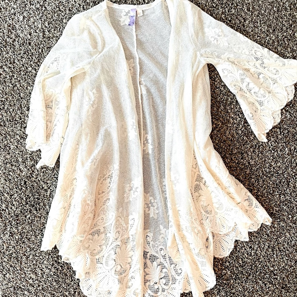 Francessca’s lace cardigan